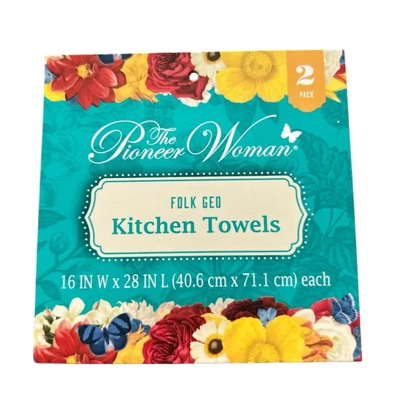 HAND CRAFTED Colorful Floral Crochet Top Hanging Kitchen or Bathroom Hand Towel - Picture 7 of 7